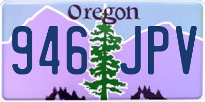 OR license plate 946JPV