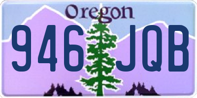 OR license plate 946JQB