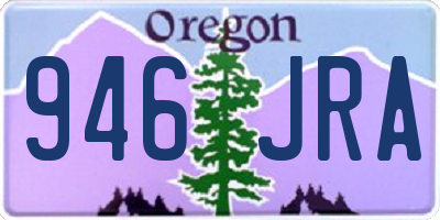 OR license plate 946JRA