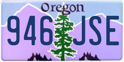 OR license plate 946JSE