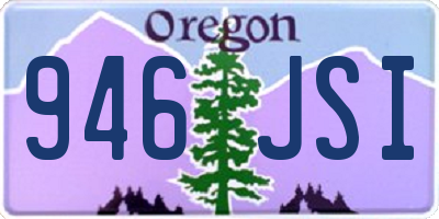 OR license plate 946JSI