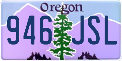 OR license plate 946JSL