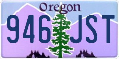 OR license plate 946JST