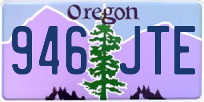 OR license plate 946JTE