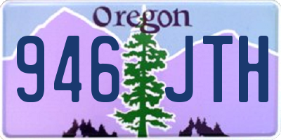OR license plate 946JTH