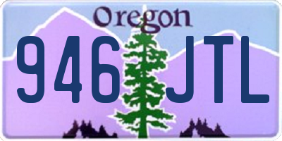 OR license plate 946JTL