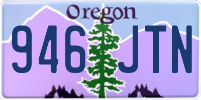OR license plate 946JTN