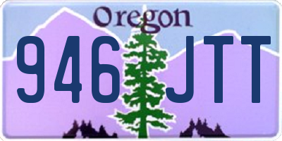 OR license plate 946JTT