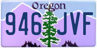 OR license plate 946JVF