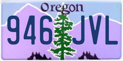 OR license plate 946JVL