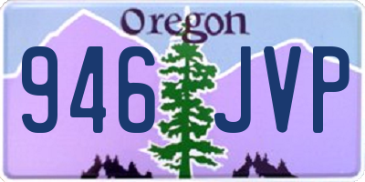 OR license plate 946JVP