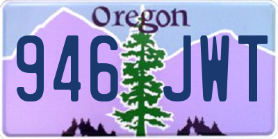 OR license plate 946JWT