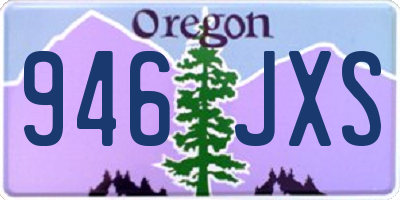 OR license plate 946JXS