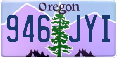 OR license plate 946JYI