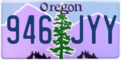 OR license plate 946JYY