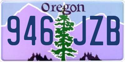 OR license plate 946JZB