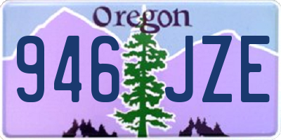 OR license plate 946JZE