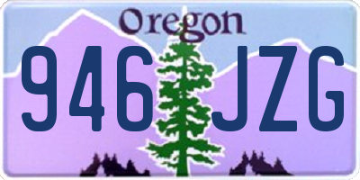 OR license plate 946JZG