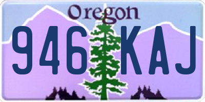 OR license plate 946KAJ
