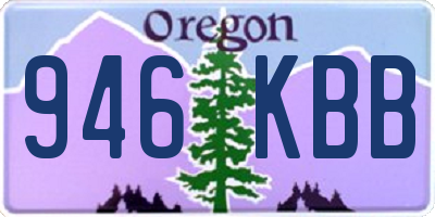 OR license plate 946KBB