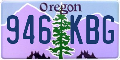 OR license plate 946KBG