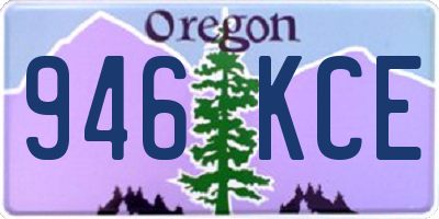 OR license plate 946KCE