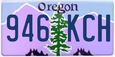 OR license plate 946KCH