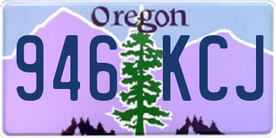 OR license plate 946KCJ