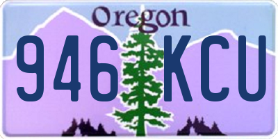 OR license plate 946KCU