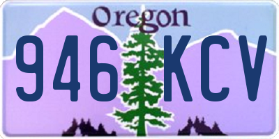 OR license plate 946KCV