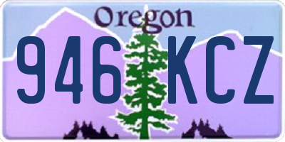 OR license plate 946KCZ