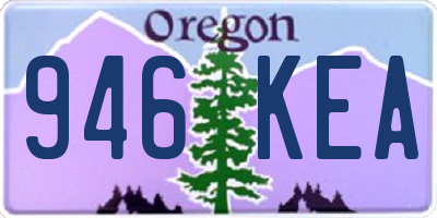 OR license plate 946KEA