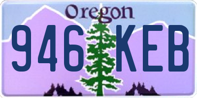 OR license plate 946KEB