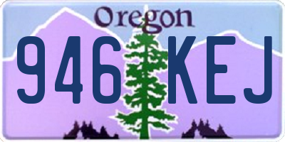 OR license plate 946KEJ