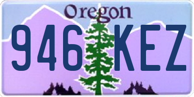 OR license plate 946KEZ