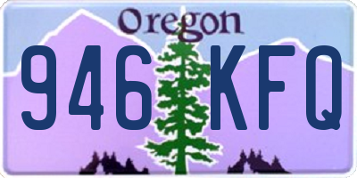 OR license plate 946KFQ