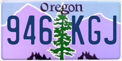 OR license plate 946KGJ