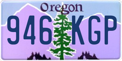 OR license plate 946KGP