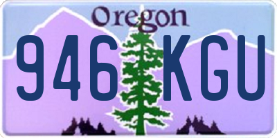 OR license plate 946KGU