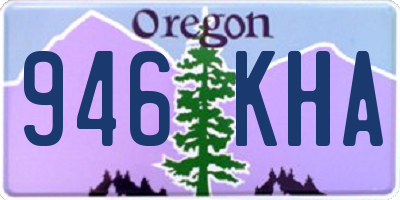 OR license plate 946KHA