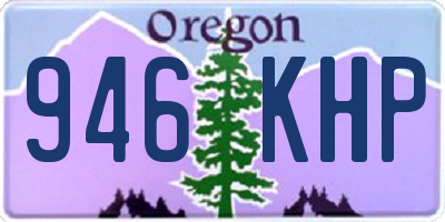 OR license plate 946KHP