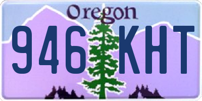 OR license plate 946KHT