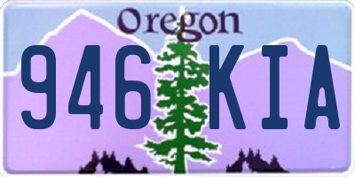 OR license plate 946KIA