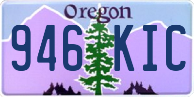 OR license plate 946KIC
