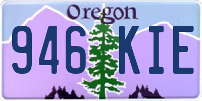 OR license plate 946KIE