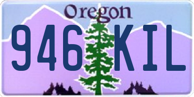 OR license plate 946KIL