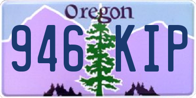 OR license plate 946KIP