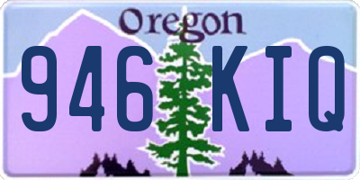 OR license plate 946KIQ