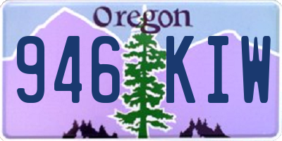OR license plate 946KIW