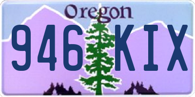 OR license plate 946KIX